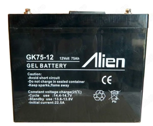 Acumulator gel 12V 75A Alien