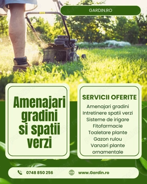 Amenajări Grădini & Spații Verzi   Servicii Profesionale