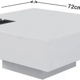   Masuta cu cutie de depozitare detasabila, cu efecte luminoase LED (WF313911GAA) - imagine 2