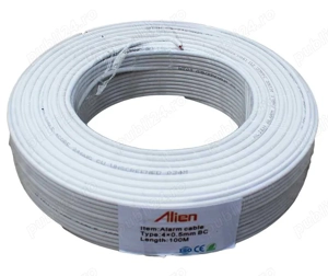 Cablu alarma 4 0,5mm Cu 100m