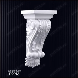 Consola decorativa din poliuretan dur pentru interior si exterior