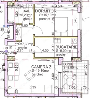 Apartament cu 2 camere, 56 mp, bloc nou - zona Andrei Muresanu - imagine 8