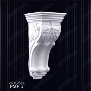 Consola decorativa din poliuretan dur pentru interior si exterior