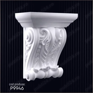 Consola decorativa din poliuretan dur pentru interior si exterior