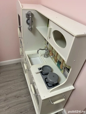 Vând bucatarie vintage din lemn pentru copii - imagine 5