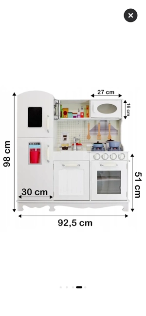 Vând bucatarie vintage din lemn pentru copii - imagine 4