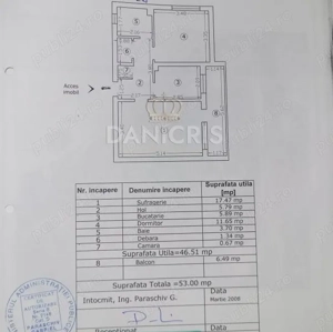 Apartament 2 camere   Zona Tomis Nord - Cireșica, Constanța  - imagine 6