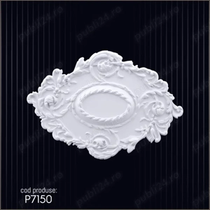 Rozeta din poliuretan dur pentru interior si exterior