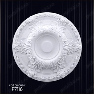 Rozeta din poliuretan dur pentru interior si exterior