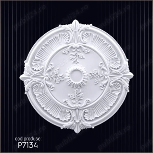 Rozeta din poliuretan dur pentru interior si exterior