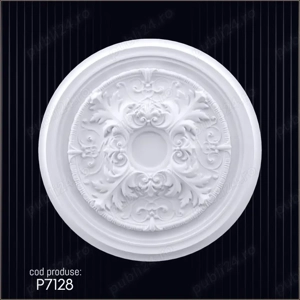 Rozeta din poliuretan dur pentru interior si exterior