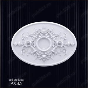 Rozeta din poliuretan dur pentru interior si exterior