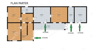 Casa individuala pe un nivel si teren de 1300 mp in zona Turnisor - imagine 9