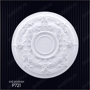 Rozeta din poliuretan dur pentru interior si exterior