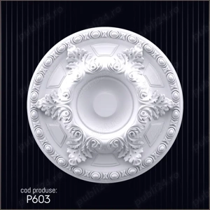 Rozeta din poliuretan dur pentru interior si exterior