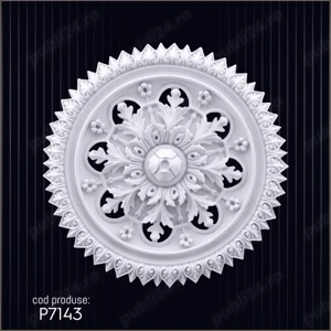 Rozeta din poliuretan dur pentru interior si exterior