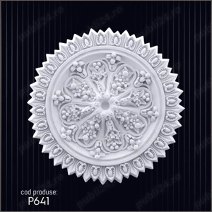 Rozeta din poliuretan dur pentru interior si exterior