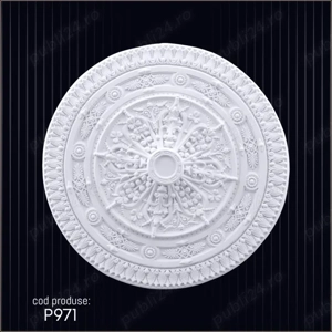 Rozeta din poliuretan dur pentru interior si exterior