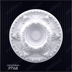 Rozeta din poliuretan dur pentru interior si exterior