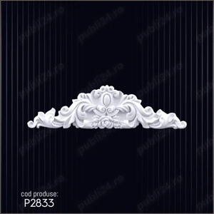 Coroana ornamentala din poliuretan dur pentru interior si exterior