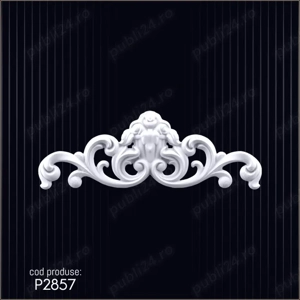 Coroana ornamentala din poliuretan dur pentru interior si exterior