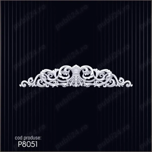 Coroana ornamentala din poliuretan dur pentru interior si exterior