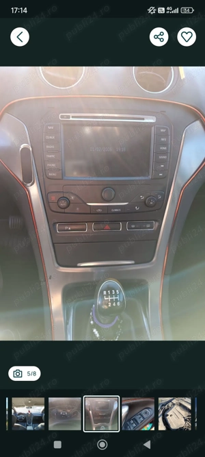 Vând Ford Mondeo an 2010 euro 5 - imagine 5