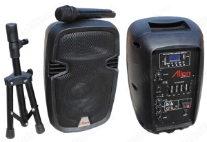 Incinta activa 8inch ABS 2108DA-R USB SD FM BT ACCU Alien