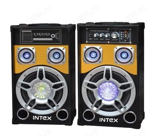 Set 2 boxe cu amplificare si MP3 Intex DJ801K