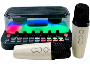 Mixer karaoke accu+BT+2 mic SY11