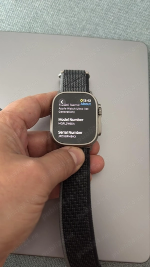 Apple Watch Ultra 1, stare excelenta, urgent astazi, baterie 100%