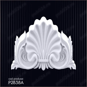 Coroana ornamentala din poliuretan dur pentru interior si exterior