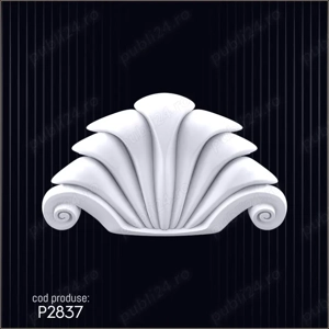 Coroana ornamentala din poliuretan dur pentru interior si exterior