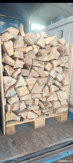 Vînd Lemne de foc USCATE Stejar Fag Paletat  - imagine 4