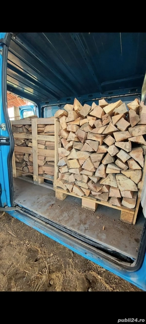 Vînd Lemne de foc USCATE Stejar Fag Paletat  - imagine 3