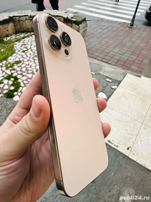 iPhone 16 Pro Max Desert Titanium 256GB baterie 100%