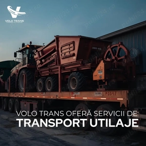 Servicii de transport utilaje