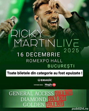 Bilete Ricky Martin Live2025
