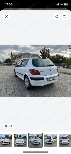 Vand peugeot 307 1.6 benzina an 2003 - imagine 4