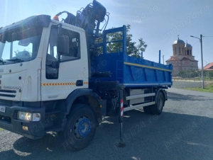Iveco basculabil si macara forestiera loglift Z