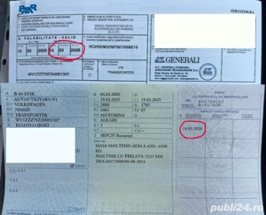 Autoutilitara,VW Doka T4, 2,5 TDI, 2003,3 usi,acte valabile, bonus prelata+cui cu priza+stop led - imagine 5