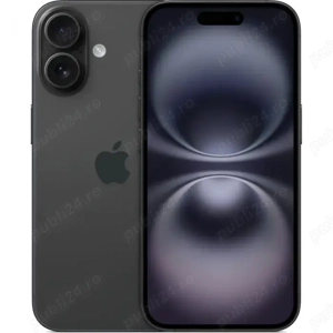 VÂND Telefon mobil Apple iPhone 16, 128GB, 5G, Black