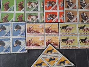 Timbre Romania 2-5 serii in bl.4,nestampilate,MNH.