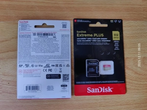 Card de Memorie SanDisk Extreme PLUS microSDXC 512GB A2 C10 V30 UHS-I U3 + Adaptor,(Super Ofertă).