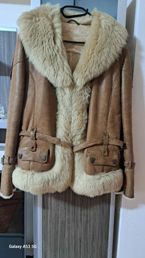 Geaca blana stil Alain Delon   Dama