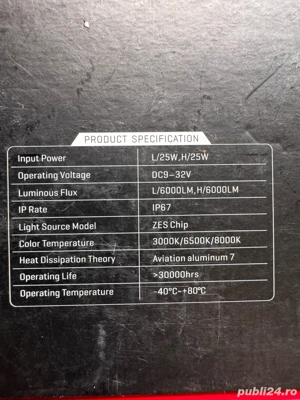 Leduri auto H4  - imagine 4