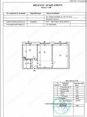 Vând aprtament 2 camere Lujerului - imagine 10