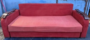 Canapea Extensibila cu Lada; Pat cu Saltea 190x160 cm