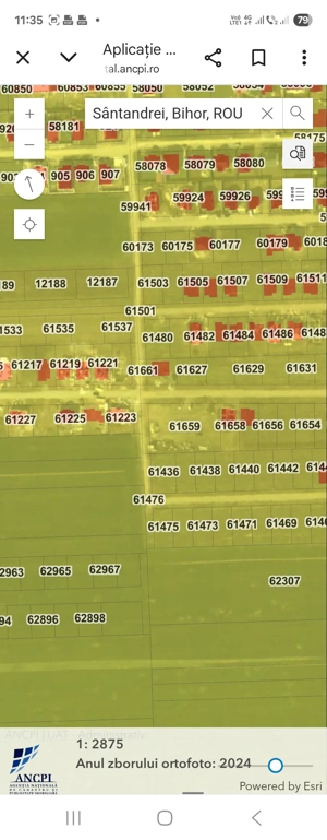 Vand teren in Santandrei. 