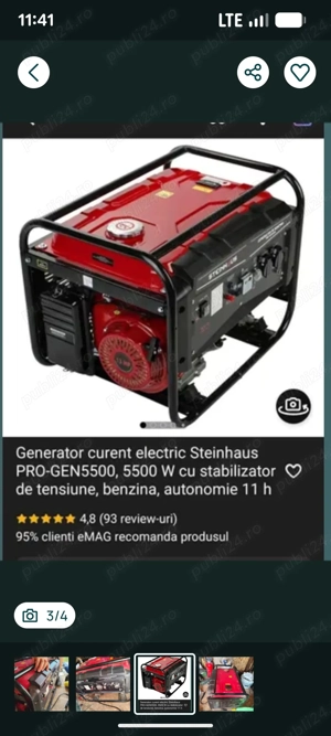 Generator curent electric 5500W